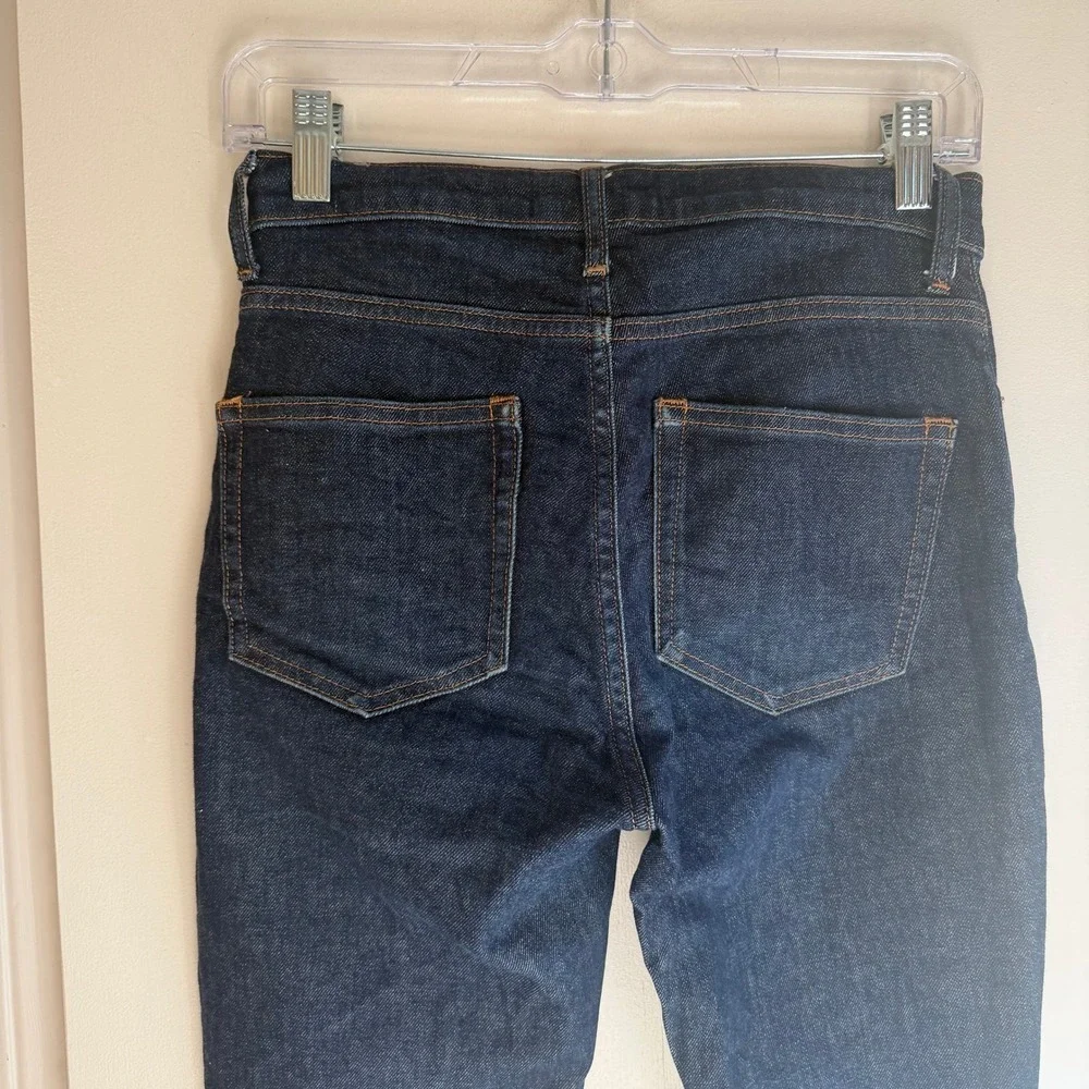 Everlane The Original Cheeky Straight Jeans Dark Wash Women Size 26